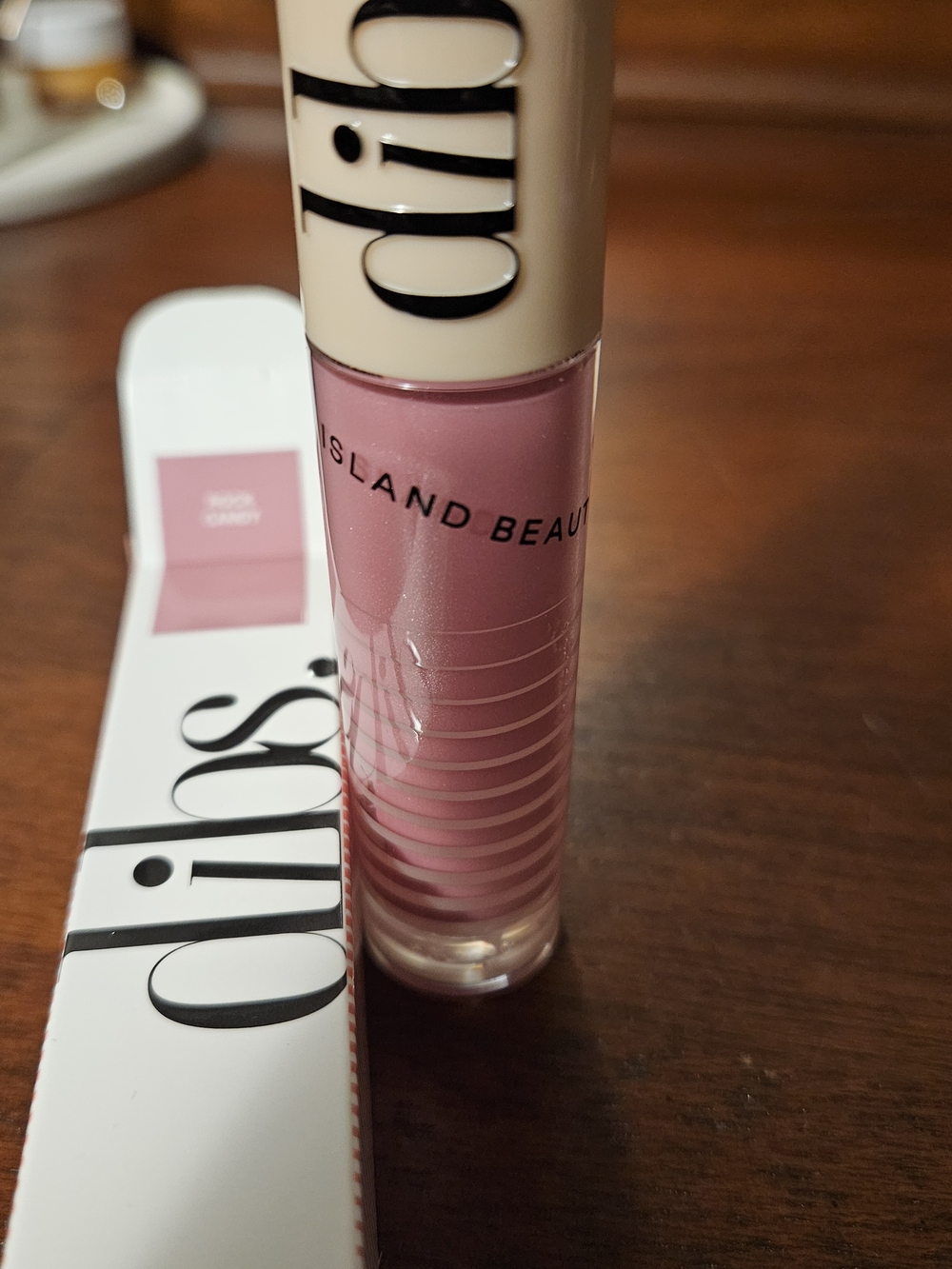 DIBS Island Beauty Liquid Lipstick – Rock Candy - pinky lavender shimmer